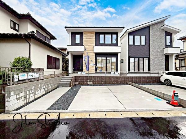 袖ケ浦市蔵波台5丁目の新築一戸建(駐車場)