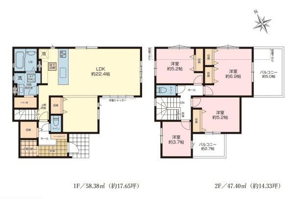 君津市南子安４丁目の新築一戸建