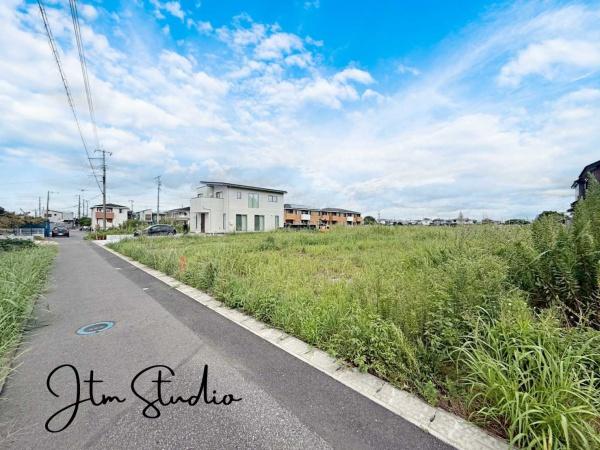 市原市島野の土地(前面道路含む現地写真)