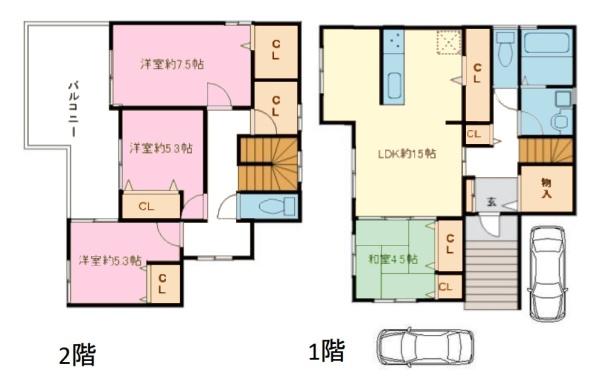 千葉市花見川区幕張町２丁目の中古一戸建て
