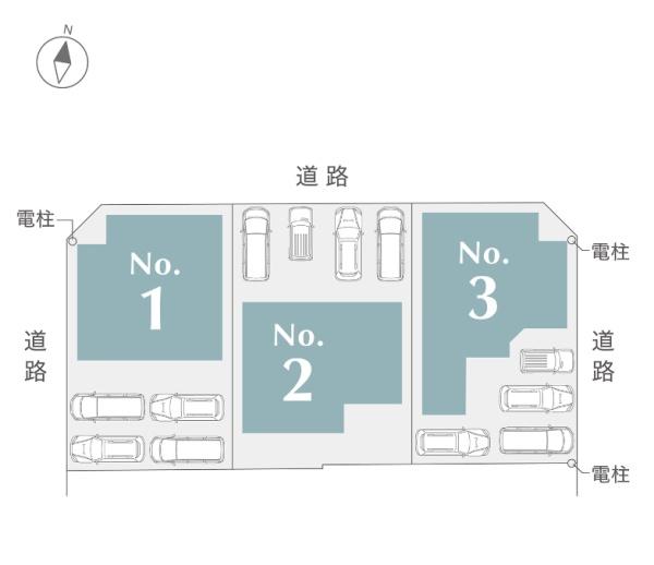 豊橋牛川西部土地区画整理25街区新築戸建(全３棟)３号棟
