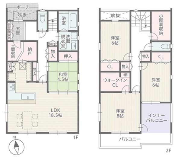 豊橋市東田町西郷新築戸建(全８棟)４号棟