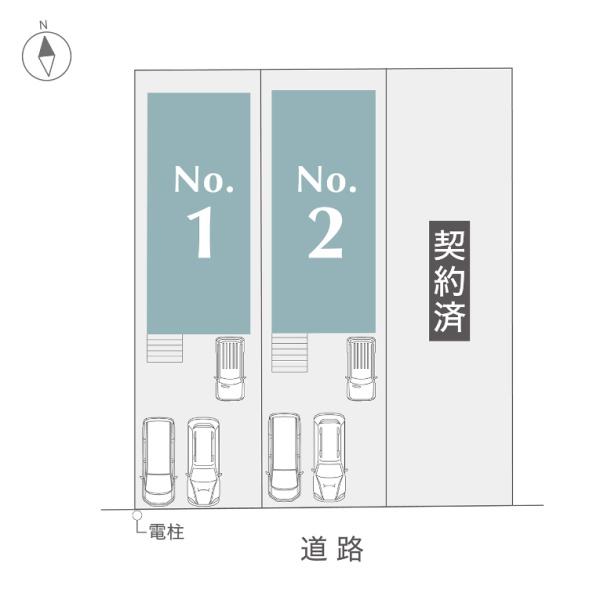 豊橋市草間町東山新築戸建(全３棟)１号棟