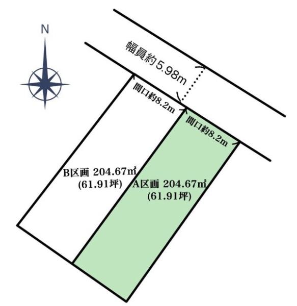 豊橋市前田中町(Ａ区画)　土地