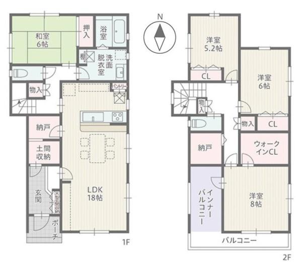 豊橋市南牛川一丁目新築戸建(全３棟)１号棟