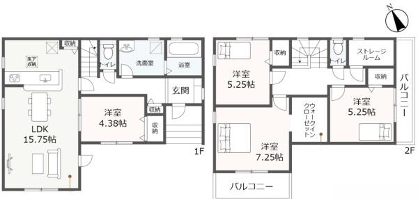 豊橋市牛川町58期（全２棟）1号棟　リーブルガーデン