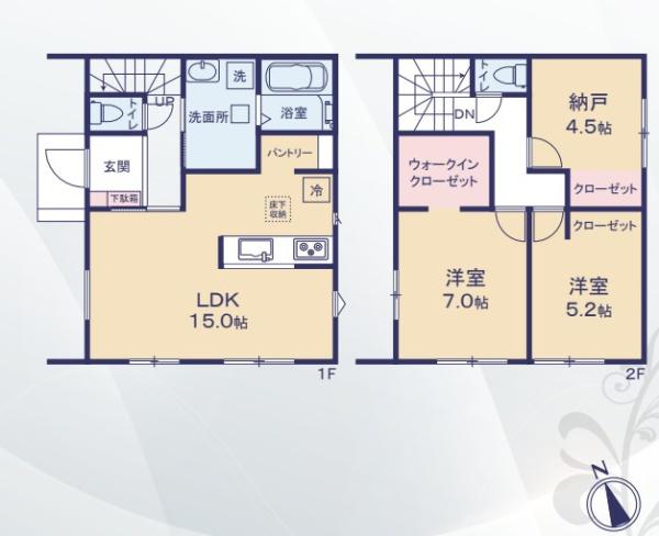 豊橋市東光町23-1新築戸建（全３棟）３号棟リナージュ
