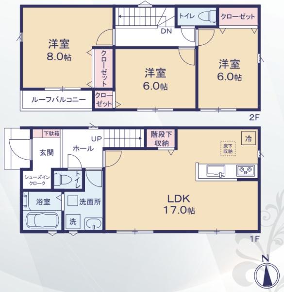 豊橋市三本木町23-1期（全２棟）２号棟リナージュ