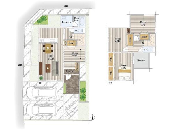 豊橋市草間町２期　新築戸建（全５棟）１号棟