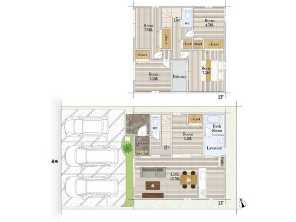豊橋市牟呂公文町　新築戸建（全１棟）