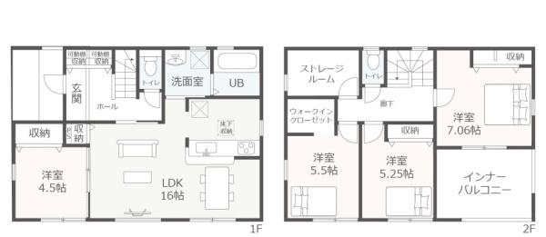 豊川市平井町58期　新築戸建（全４棟）１号棟
