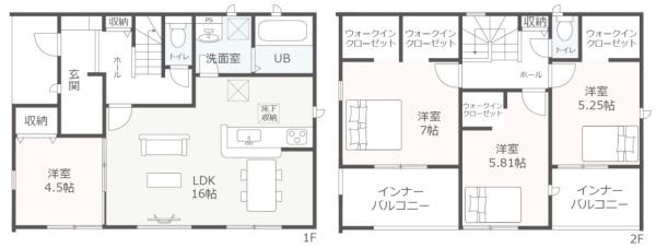 豊川市平井町58期　新築戸建（全４棟）３号棟