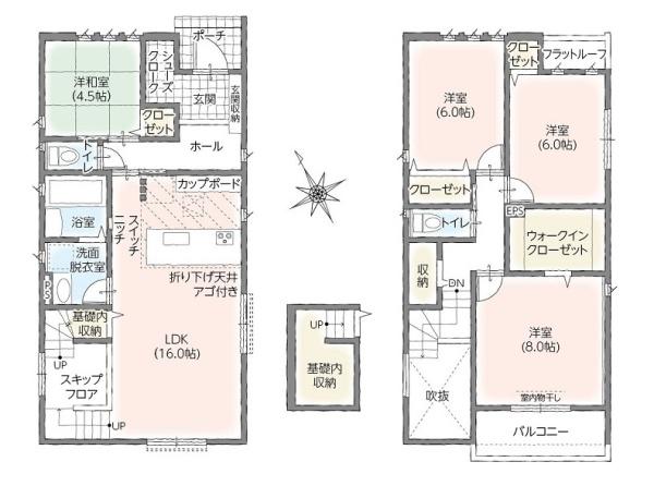 豊橋市赤岩口駅　新築戸建（全３棟）１号棟