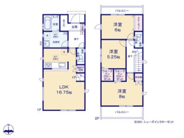 豊橋市東郷町　新築戸建（全3棟）1号棟　グラファーレ