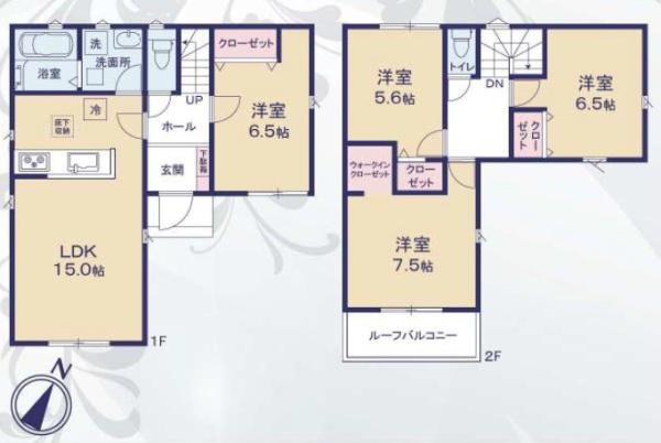 豊橋市曙町23ー1期新築戸建(全６棟)４号棟リナージュ
