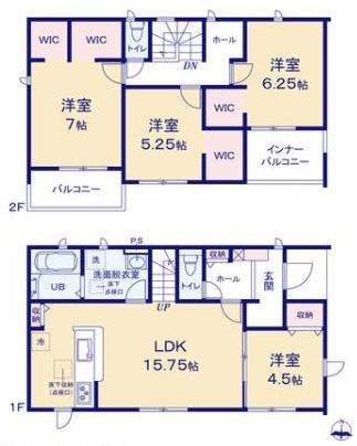豊橋市大村町５８期　新築戸建(全１棟)　１号棟