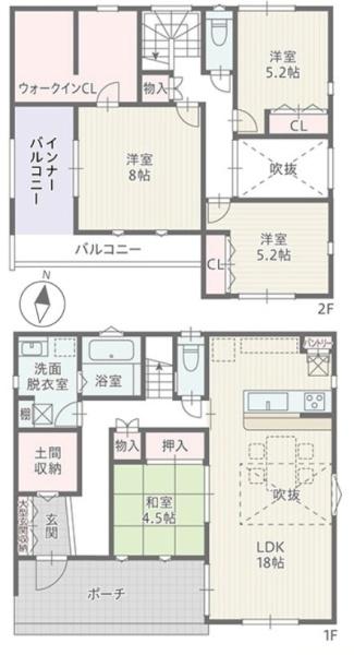 豊橋市西高師町小谷　新築戸建(全５棟)　２号棟