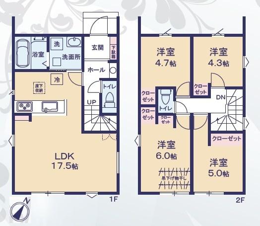 豊川市平尾町24-1期　新築戸建（全４棟）１号棟リナージュ