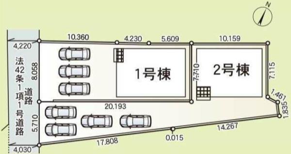 豊川市篠束町第4(全2棟)1号棟クレイドルガーデン