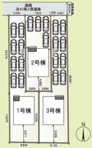 豊川市美園第13　新築戸建(全3棟)1号棟クレイドルガーデン