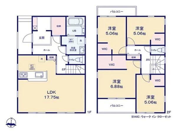豊橋市多米中町58期　新築戸建（全５棟）１号棟リーブル