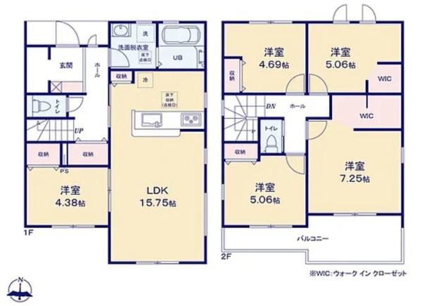 豊橋市多米中町58期　新築戸建（全５棟）４号棟リーブル