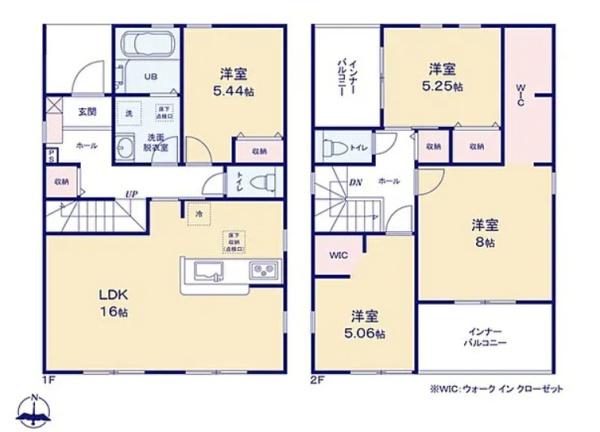 豊橋市多米中町58期　新築戸建（全５棟）５号棟リーブル