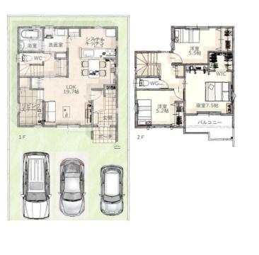 豊橋市西幸町　新築戸建（全１棟）