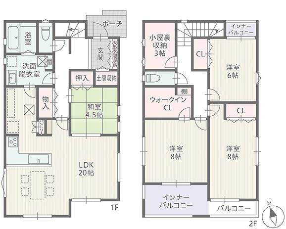 蒲郡市豊岡町殿門の中古一戸建て