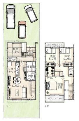 豊橋市佐藤町　新築戸建（全３棟）３号棟