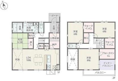 豊川市金屋橋町　新築戸建(全６棟)　４号棟