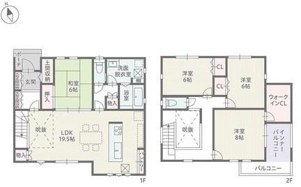豊川市金屋橋町　新築戸建(全６棟)　５号棟