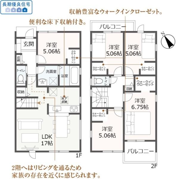 豊川市大堀町第1期　新築戸建（全３棟）２号棟