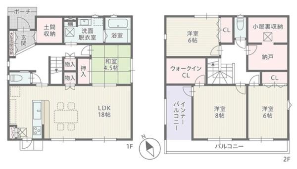 豊川市金屋元町一丁目　新築戸建（全６棟）６号棟