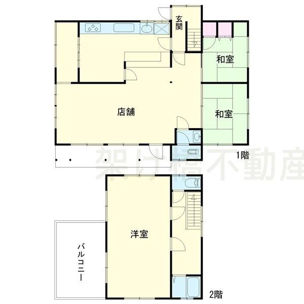 豊橋市伊古部町字多岸田　店舗兼住宅