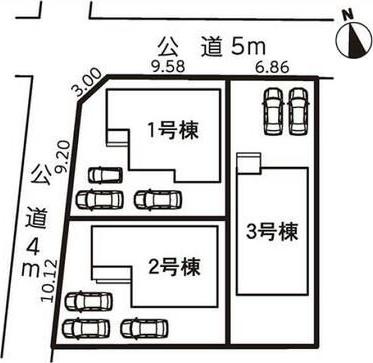 豊川市市田町第１期　新築戸建（全３棟）３号棟