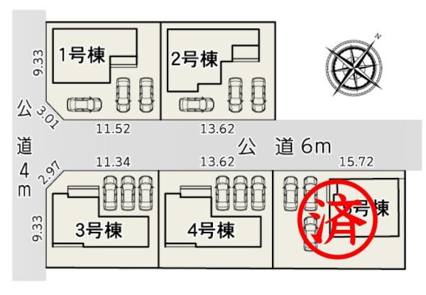 豊橋市下地町第１期　新築戸建（全５棟）２号棟
