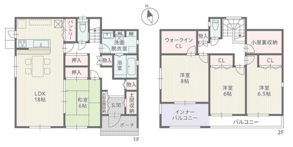 豊川市新宿町一丁目　新築戸建（全３棟）２号棟
