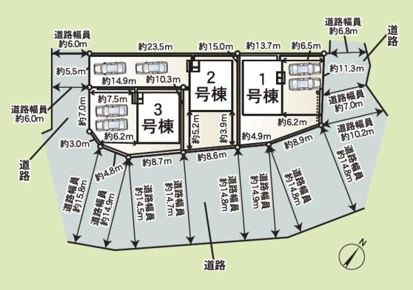豊橋市梅藪西町第4　新築戸建（全３棟）１号棟クレイドル
