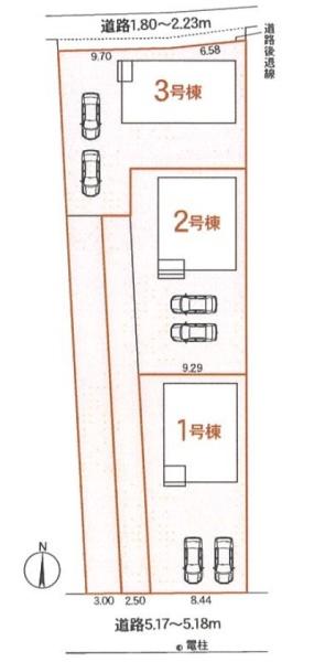 蒲郡市大塚町第12　新築戸建（全３棟）１号棟クレイドル