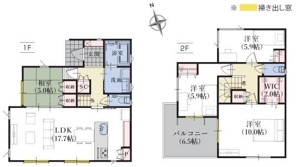 豊川市萩山町一丁目１期（全４棟）２号棟