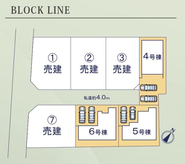 豊橋市北山町第1期　新築戸建（全７棟）６号棟リナージュ