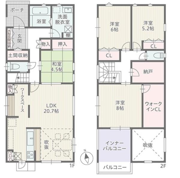豊川市八幡町弥五郎　新築戸建（全３棟）１号棟