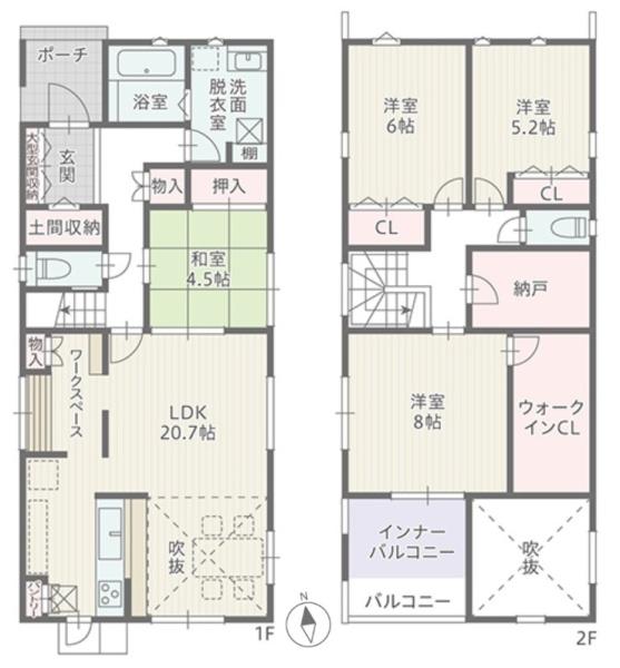 豊川市八幡町弥五郎2（全5棟）3号棟　新築戸建