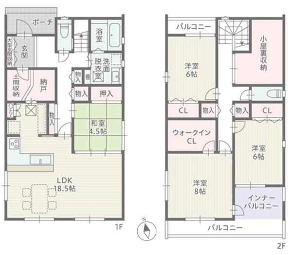 豊川市八幡町弥五郎　新築戸建（全３棟）３号棟