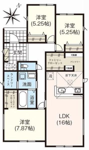 豊橋市伝馬町　新築戸建（全２棟）１号棟