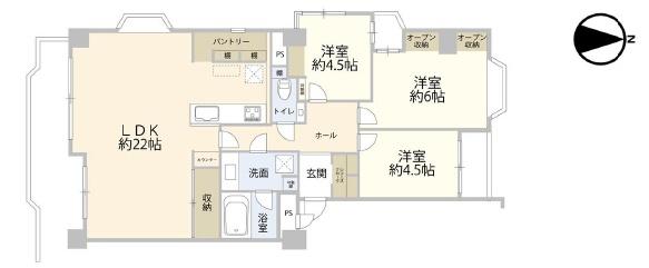 ライオンズマンション南栄(間取り)