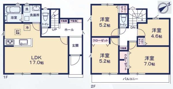 豊川市御津町広石第1期　新築戸建(全４棟)２号棟
