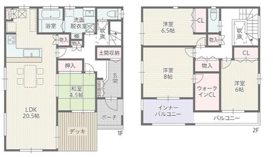 豊橋市上野町新上野1　新築戸建（全４棟）４号棟