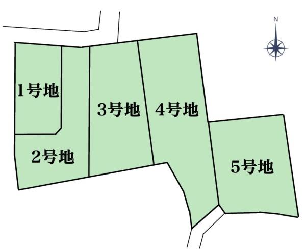 豊橋市大村町字横走　売土地（全5区画）3号地